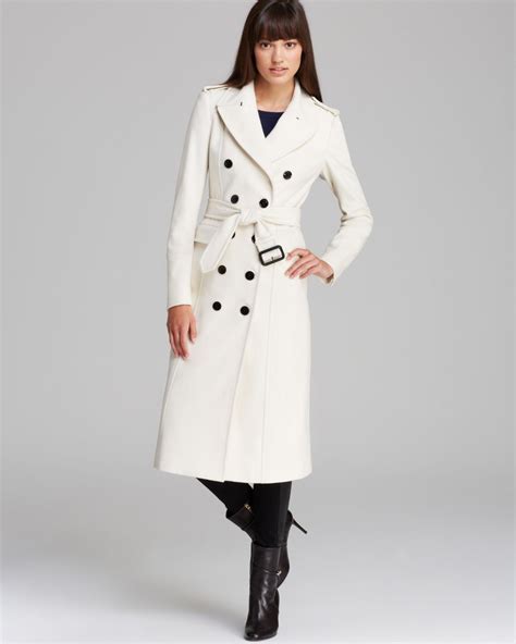 women's white burberry london wool cashmere coat|burberry cashmere coat sale.